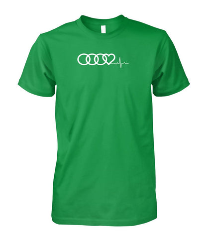 Audi Heart Beat Unisex Cotton Tee