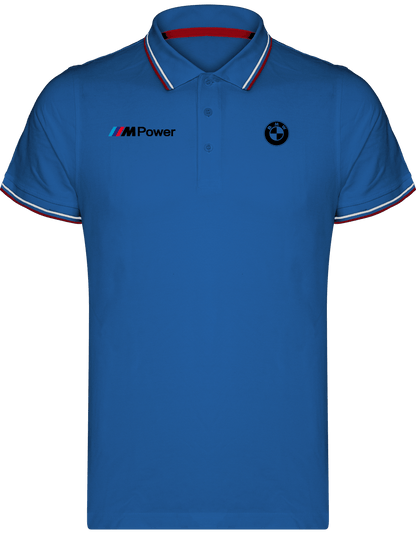 BMW Polo Shirt Maille Piquées 2 bandes