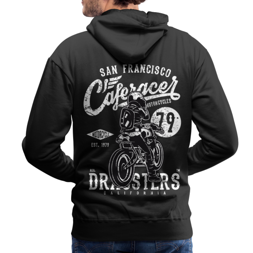 Motorcycle San Francisco Caferacer Men’s Premium Hoodie - black