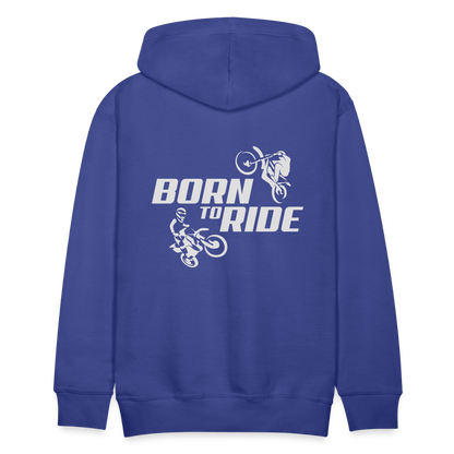 Born to Ride Motocross Men’s Premium Hoodie - royal blue