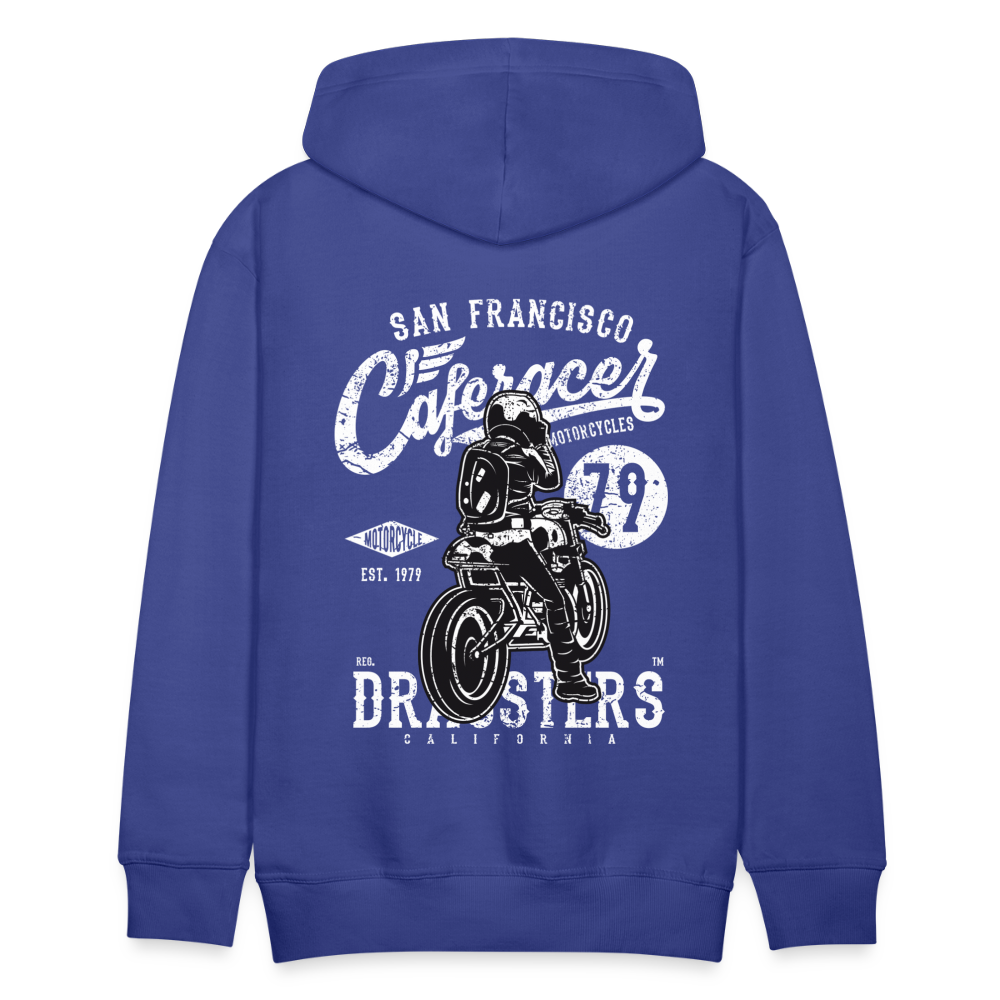 Motorcycle San Francisco Caferacer Men’s Premium Hoodie - royal blue