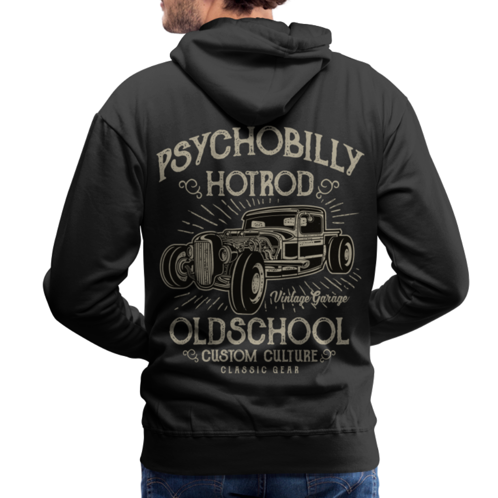 Psychobilly hotrod Men’s Premium Hoodie - black