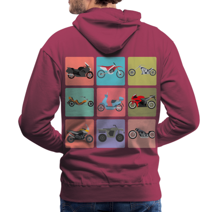 Motorcycles Men’s Premium Hoodie - bordeaux