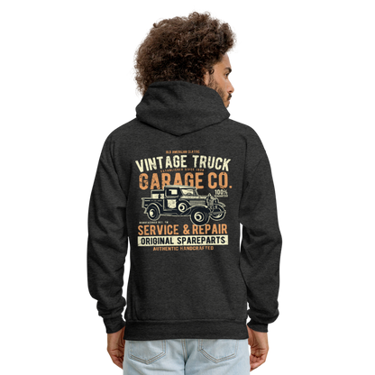 Vintage truck Cars Men's Hoodie - charcoal grey