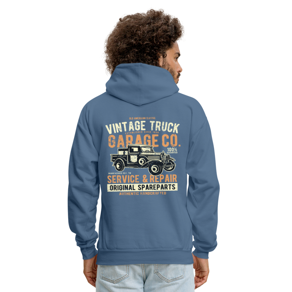 Vintage truck Cars Men's Hoodie - denim blue