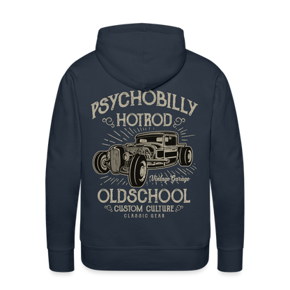 Psychobilly hotrod Men’s Premium Hoodie - navy