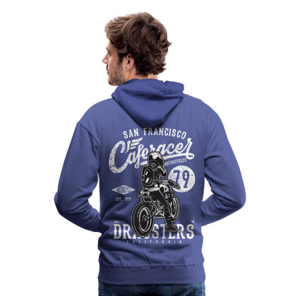 Motorcycle San Francisco Caferacer Men’s Premium Hoodie - royal blue