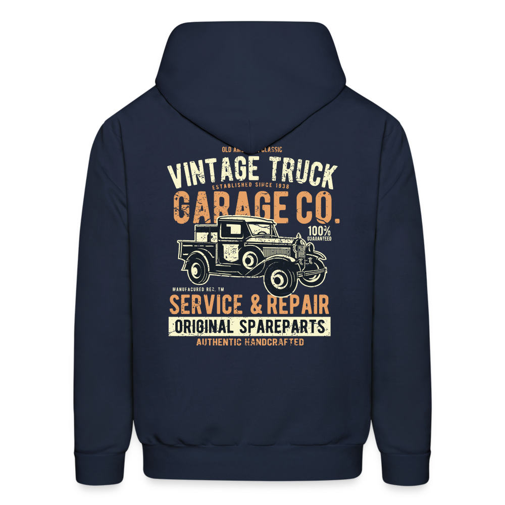 Vintage truck Cars Men's Hoodie - navy