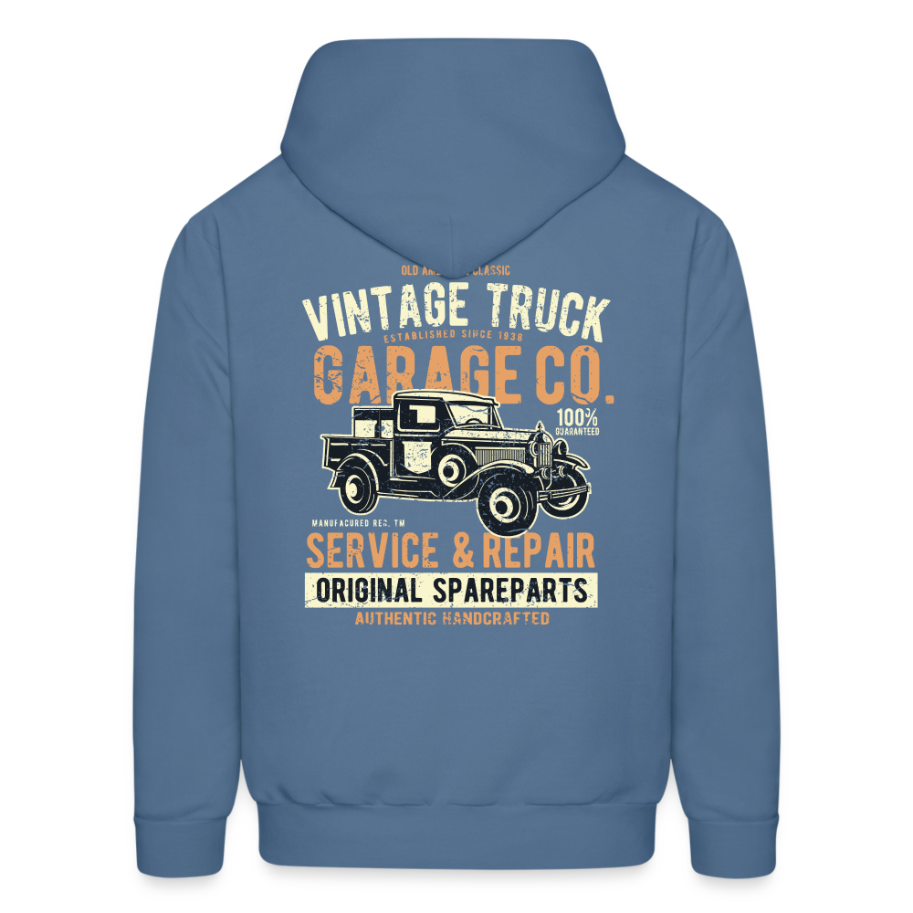 Vintage truck Cars Men's Hoodie - denim blue