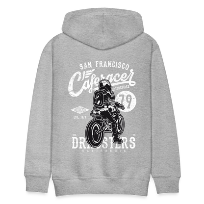 Motorcycle San Francisco Caferacer Men’s Premium Hoodie - heather grey