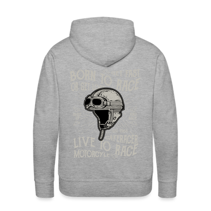 Born to Race Car's Men’s Premium Hoodie - heather grey