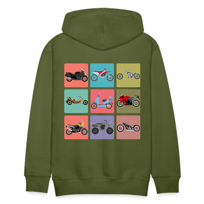 Motorcycles Men’s Premium Hoodie - olive green