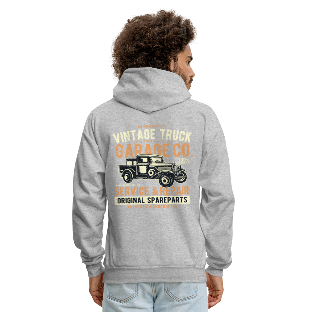 Vintage truck Cars Men's Hoodie - heather gray