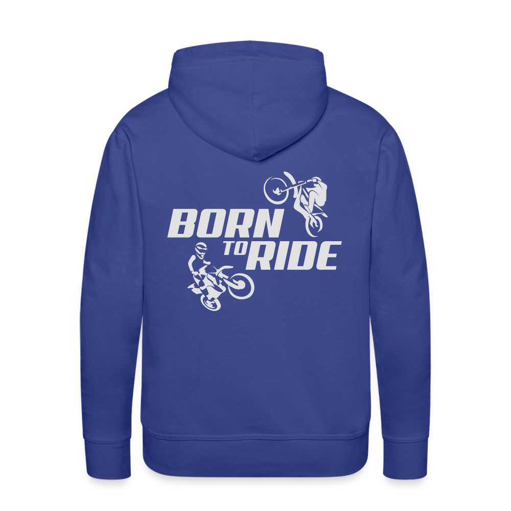 Born to Ride Motocross Men’s Premium Hoodie - royal blue