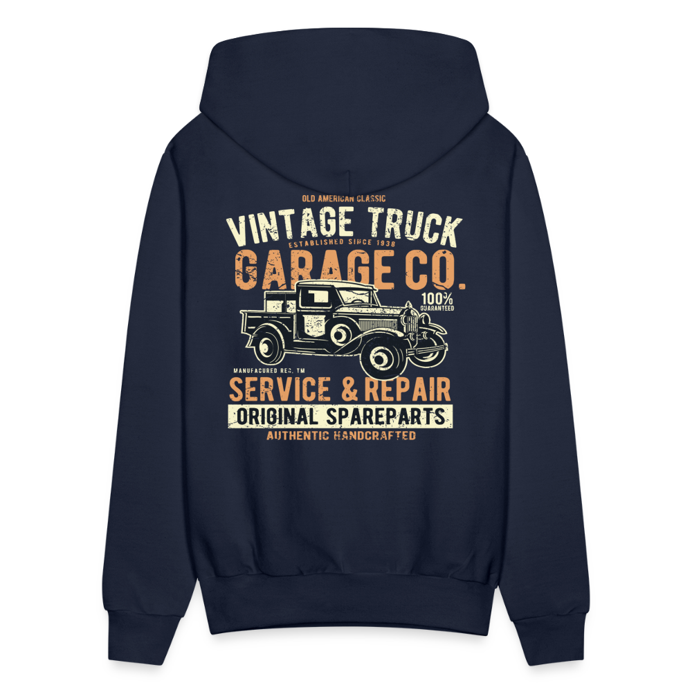 Vintage truck Cars Men's Hoodie - navy