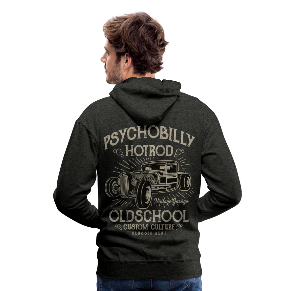 Psychobilly hotrod Men’s Premium Hoodie - charcoal grey