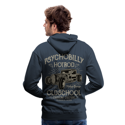 Psychobilly hotrod Men’s Premium Hoodie - navy