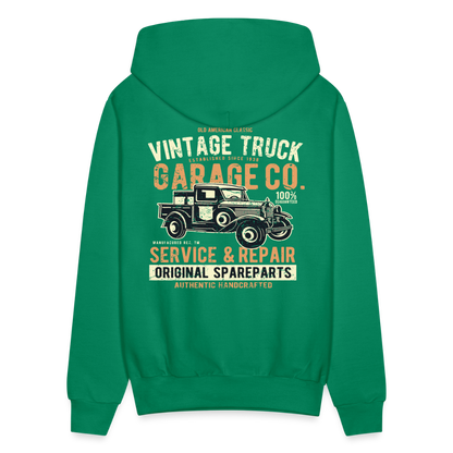 Vintage truck Cars Men's Hoodie - kelly green