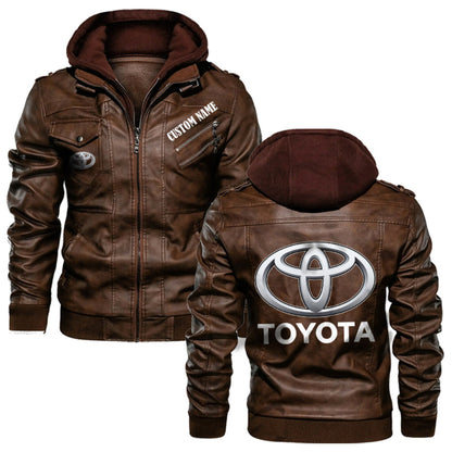 Toyota Jacket Toyota Personalized Racing Leather Jacket V45