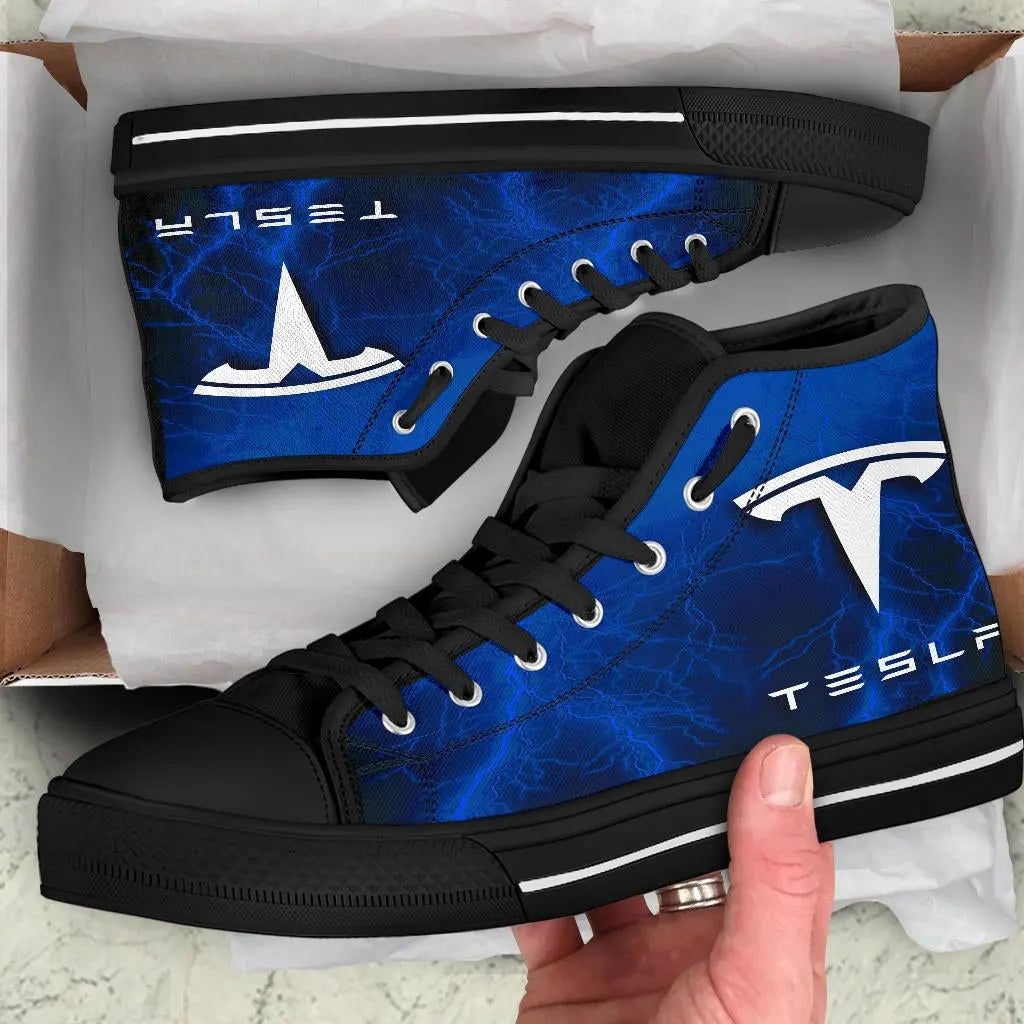 TSL Shoes TSL Thunder Blue High-Top Shoes V04