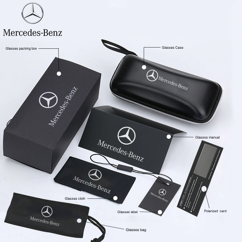 Mercedes Polarized Glasses M1001-Driver Apparel-Driversapparel.com