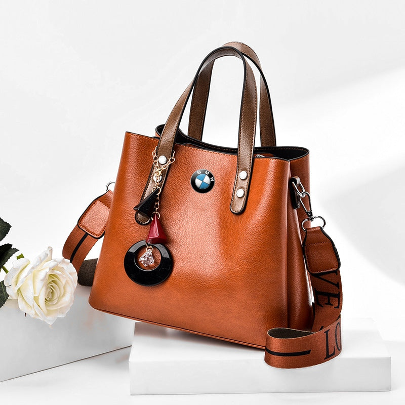 BMW Luxury Leather Women Handbag-bag-Driver Apparel-Driversapparel.com