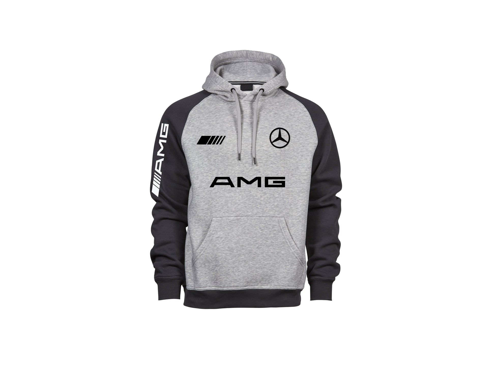 AMG Mercedes Raglan Pullover Hoodie_Driver_Clothing