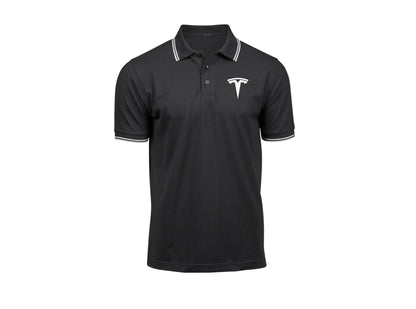 Tesla Polo Shirt with Collar in Two colors