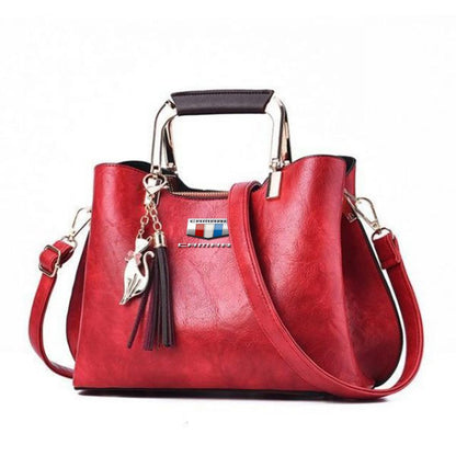 CAMARO Deluxe Handbag For Women-bag-Driver Apparel-Red-Driversapparel.com