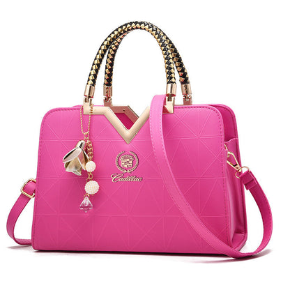 Cadillac Spring Women’s Luxury Handbag-bag-Driver Apparel-Pink-Driversapparel.com