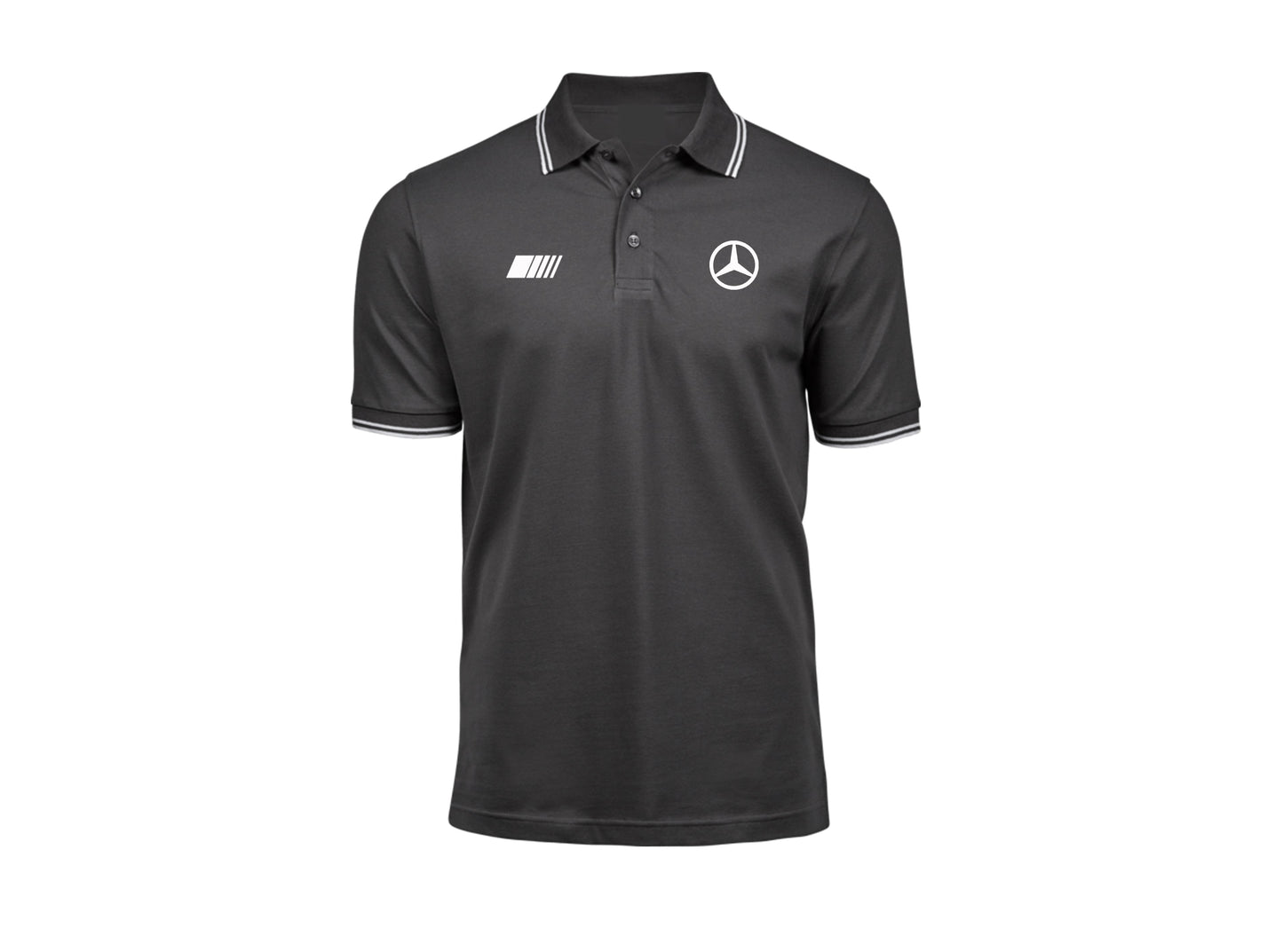 AMG Mercedes Polo Shirt with Collar in Two colors