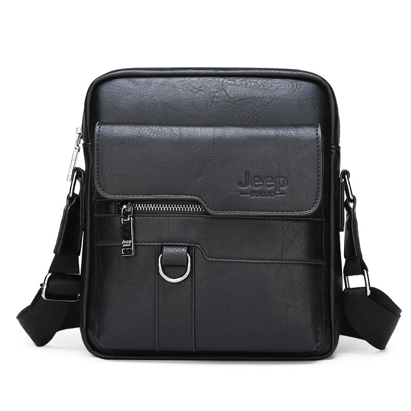 Jeep Leather Bag For Men 2023-bag-Driver Apparel-Black-Driversapparel.com