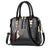 Mercedes Alligator Leather Handbag-bag-Driver Apparel-Black-Driversapparel.com