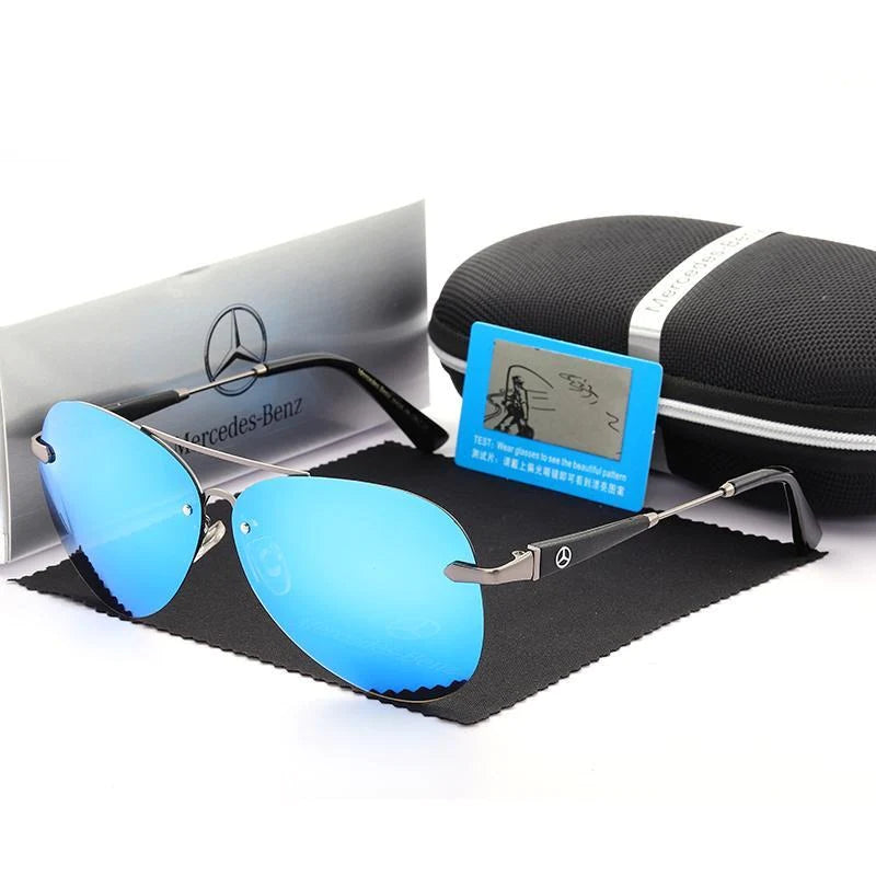 Mercedes Aviator Polarized Sunglasses-Driver Apparel-Driversapparel.com