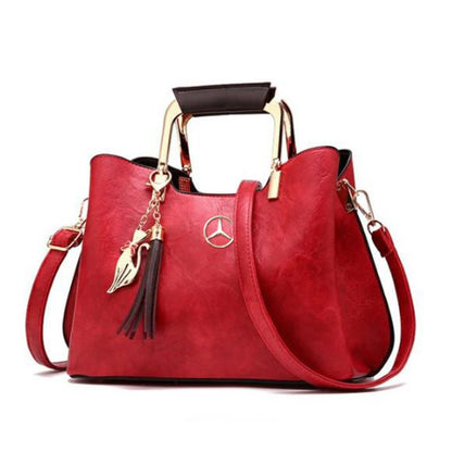 Mercedes Deluxe Handbag For Women-bag-Driver Apparel-Red-Driversapparel.com