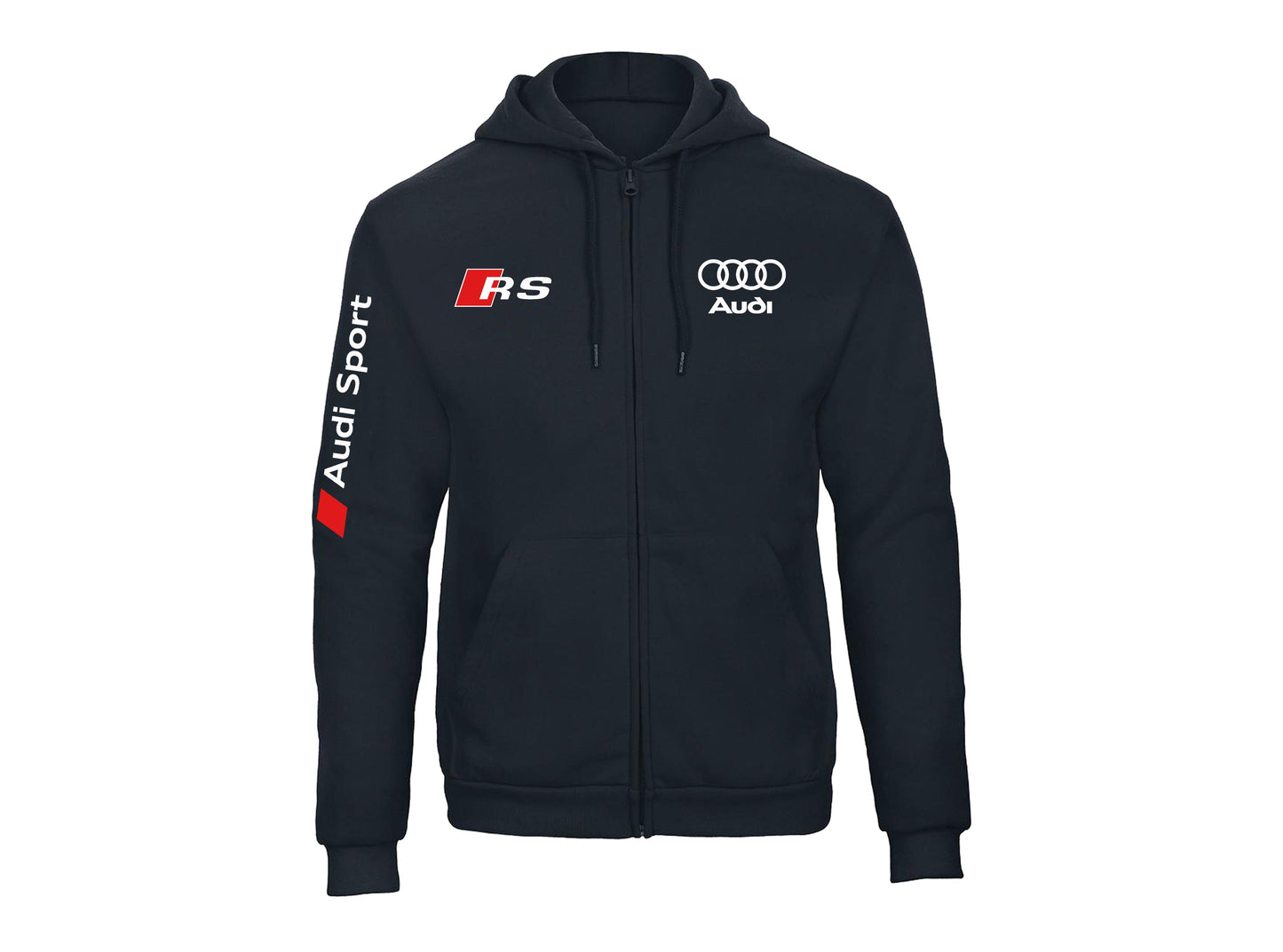 Audi Zipper Hoodie_Driver_Clothing