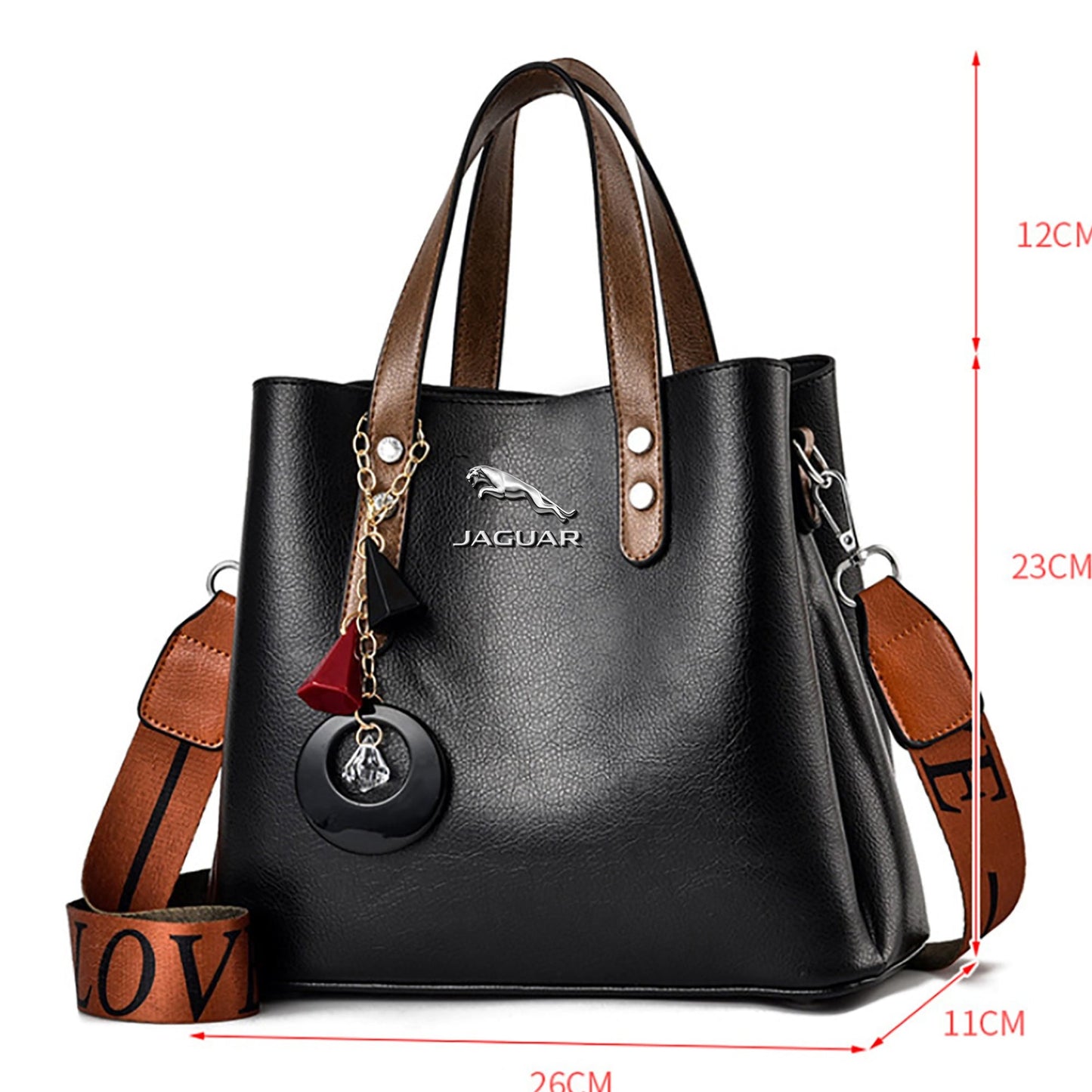 New Jaguar Luxury Leather Women Handbag-bag-Driver Apparel-Driversapparel.com