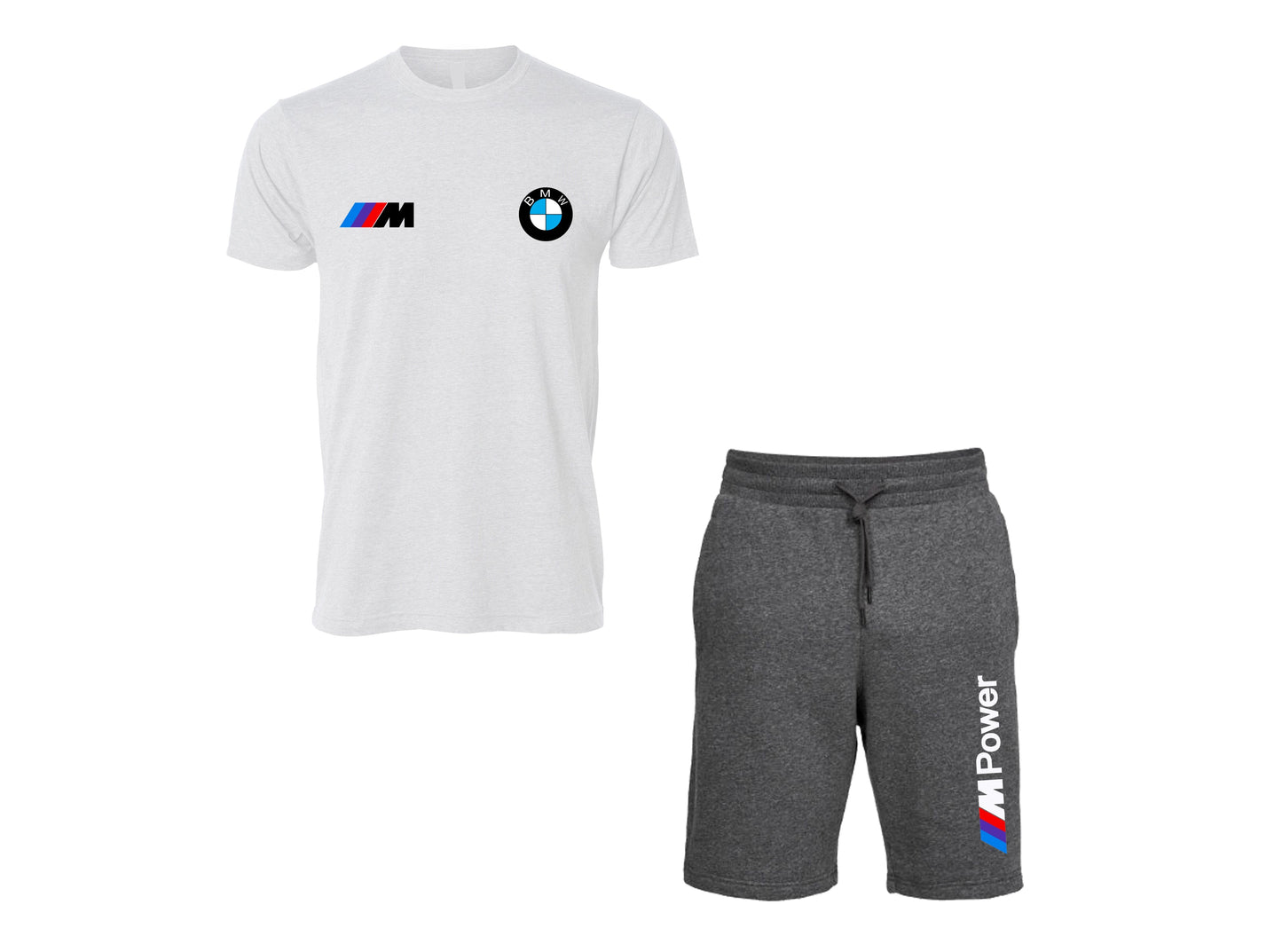 BMW Contrast T-Shirt and Shorts Set