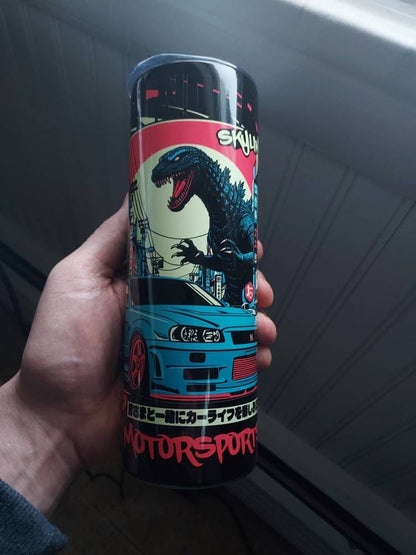 Custom Muscle 20oz Edelstahlbecher | Vorsicht vor der Schlange