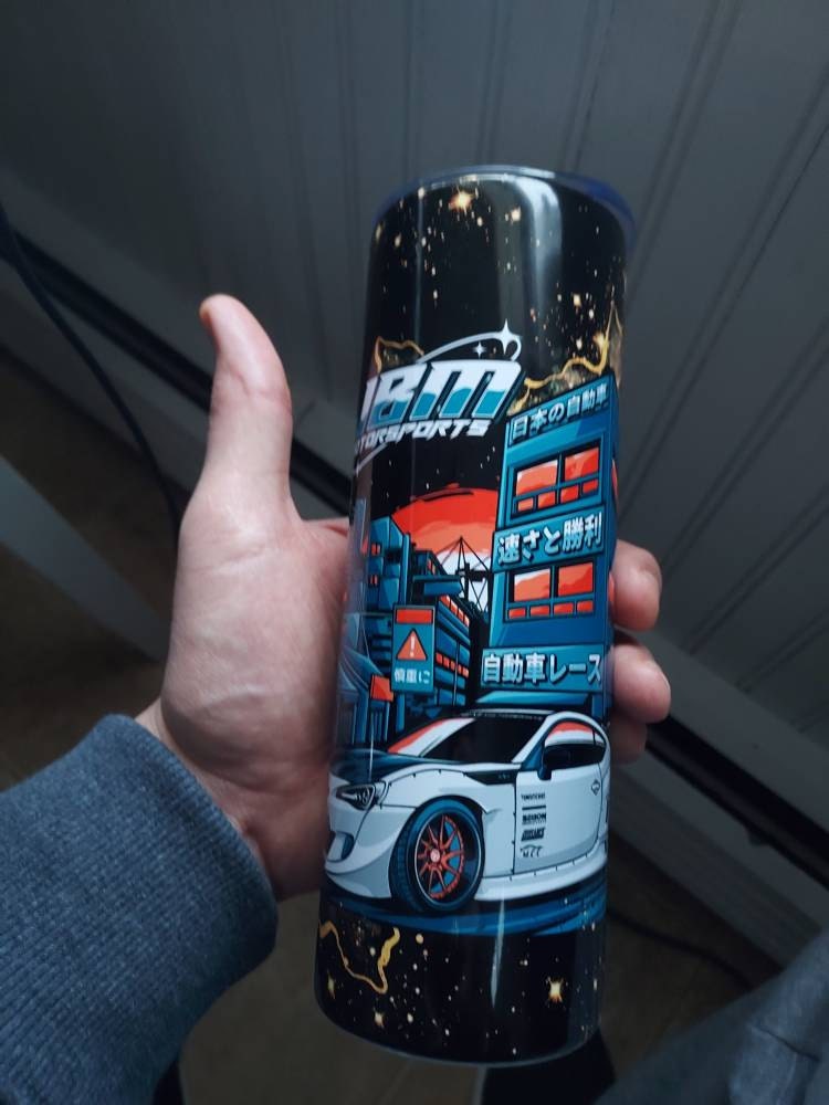 Custom JDM 20oz Stainless Tumbler| GTR