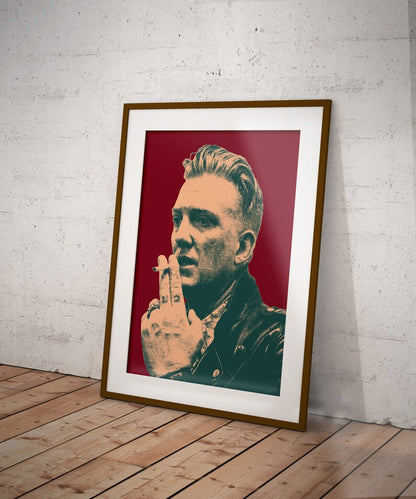 Josh Homme Pop Art Print: Music Icon and Contemporary Art Decor