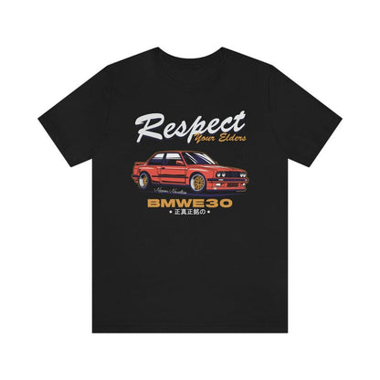 BMW E30: Respect on Wheels_driver_apparel_drivi.store