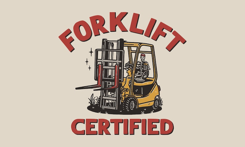 Certified Forklift Fun: USA's Sober Skeleton