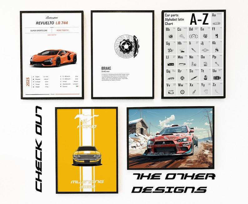 Custom Dream Car Poster: Elevate Your Walls with Your Ideal Ride_driver_clothing_drivi.store