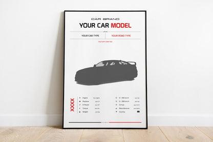 Custom Dream Car Poster: Elevate Your Walls with Your Ideal Ride_driver_clothing_drivi.store