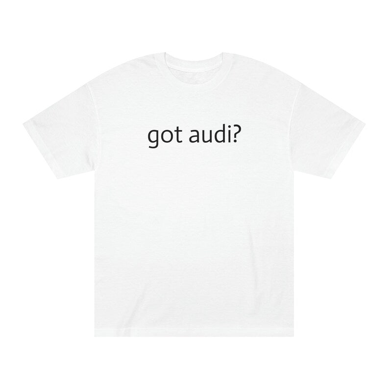 Audi Premium Unisex Tee: Gear Up for Adventure_driver_apparel_drivi.store