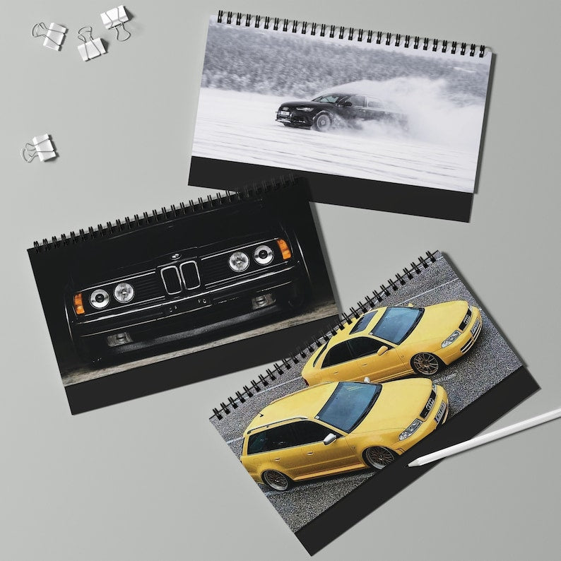 2024 Car Collector's Calendar: MOTUL, VAG Almanac, Cool Scenes_driver_clothing_drivi.store