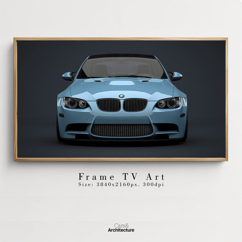 BMW E92 M3 Frame TV Art Collection