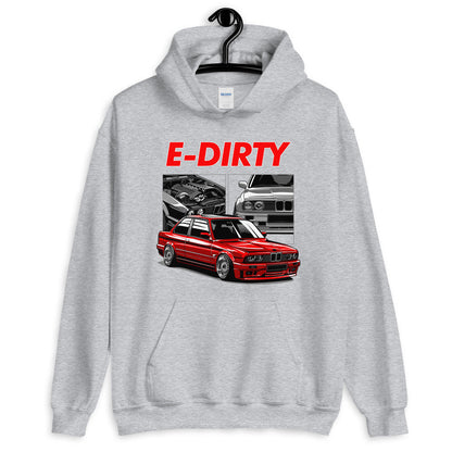 E30 Stanced Turbo Euro Car Hoodie