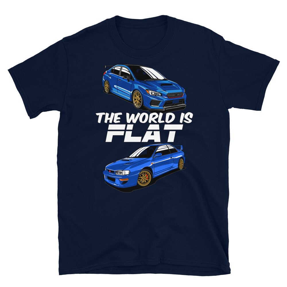 The World Is Flat Subie Shirt